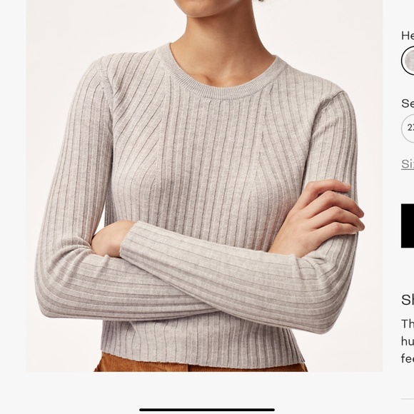 Babaton Nathaniel Sweater Cropped - Picture 1 of 6